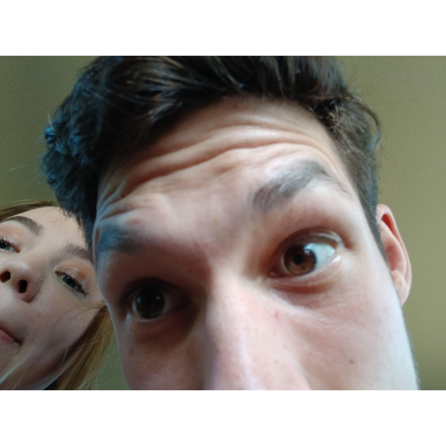 "Hey. hey. You got any games on your phone? I want to see!"