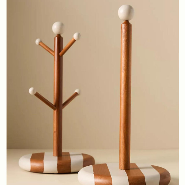 Catania Wooden Paper Towel Holder
