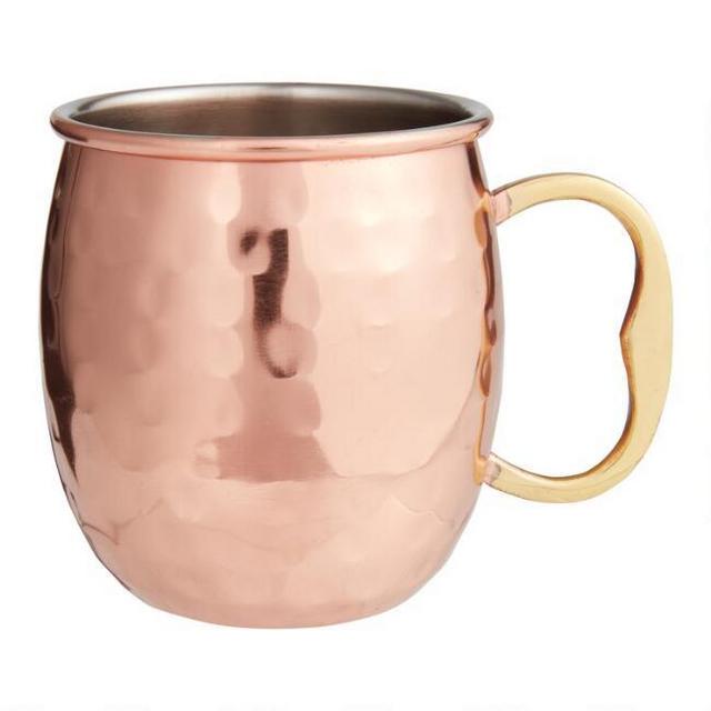 Moscow Mule Hammered Copper Stainless Steel Mug