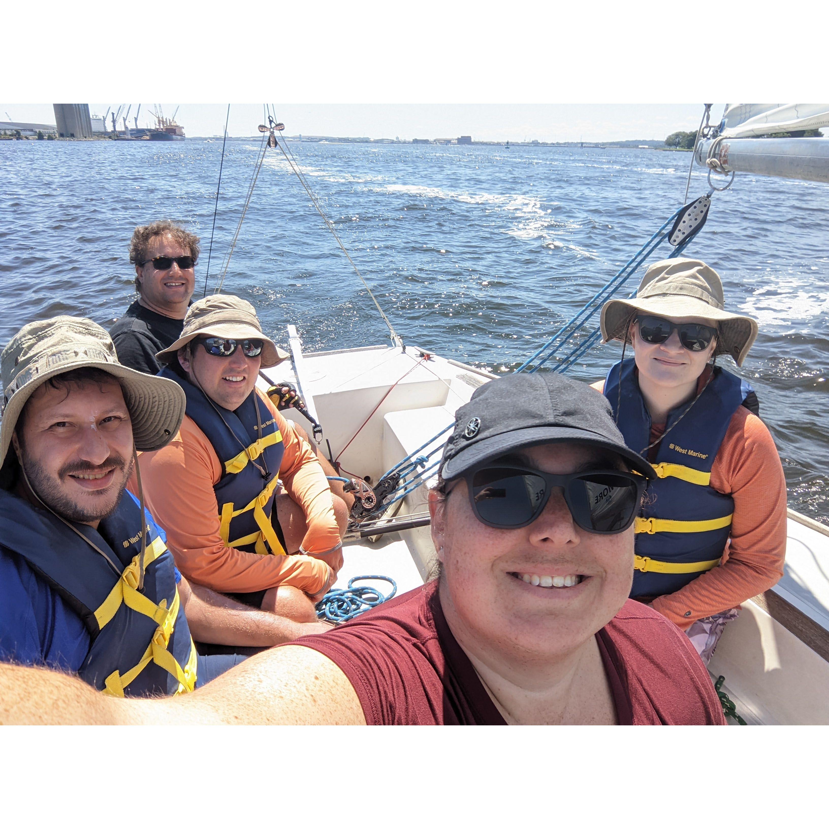 Sailing with Bryan's Family