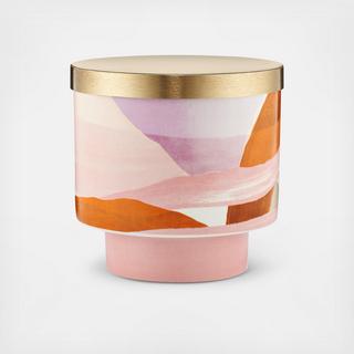 Coconut Milk Mango Lidded Ceramic Candle