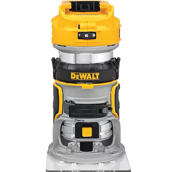 DEWALT 20V MAX XR Cordless Brushless Fixed Base Compact Router (Tool Only) DCW600B