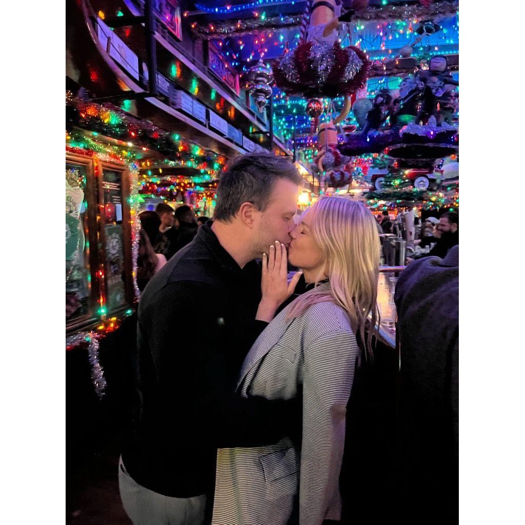 Butch's the night we got engaged!