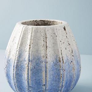 Glazed Indigo Pot