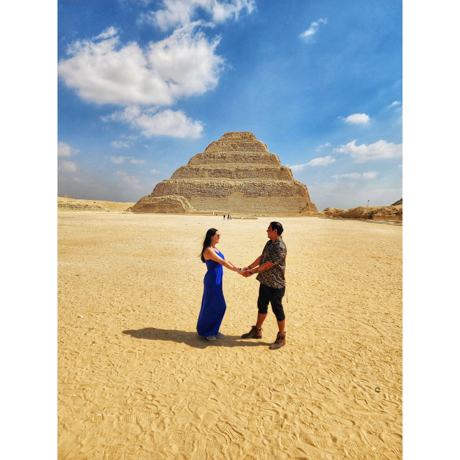 Travelling in Egypt.