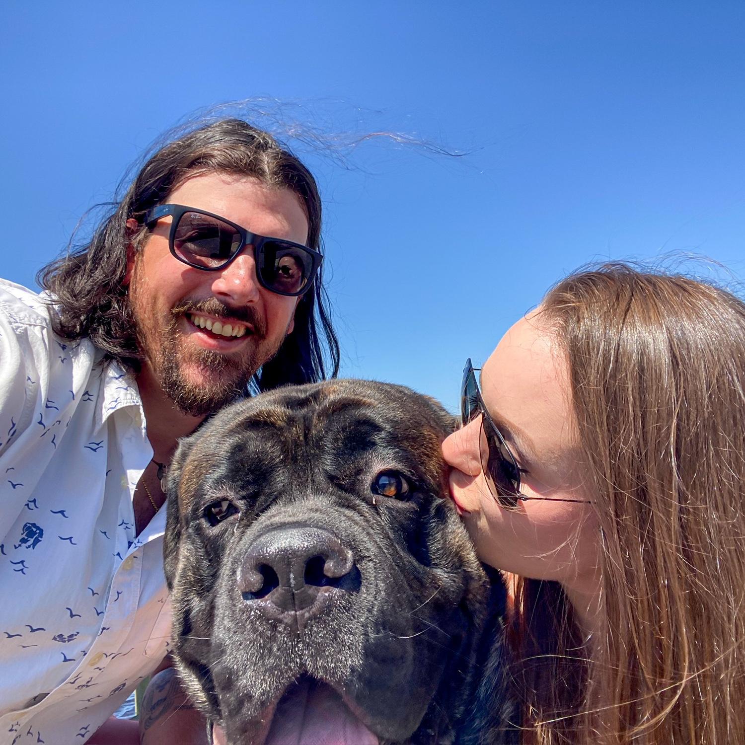 Had to include our boy on engagement day ❤️
