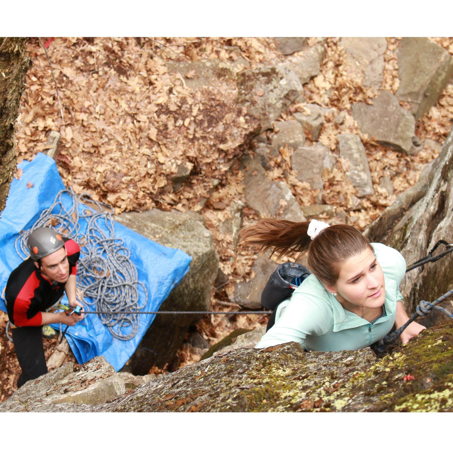 Climbing in Rumney, NH