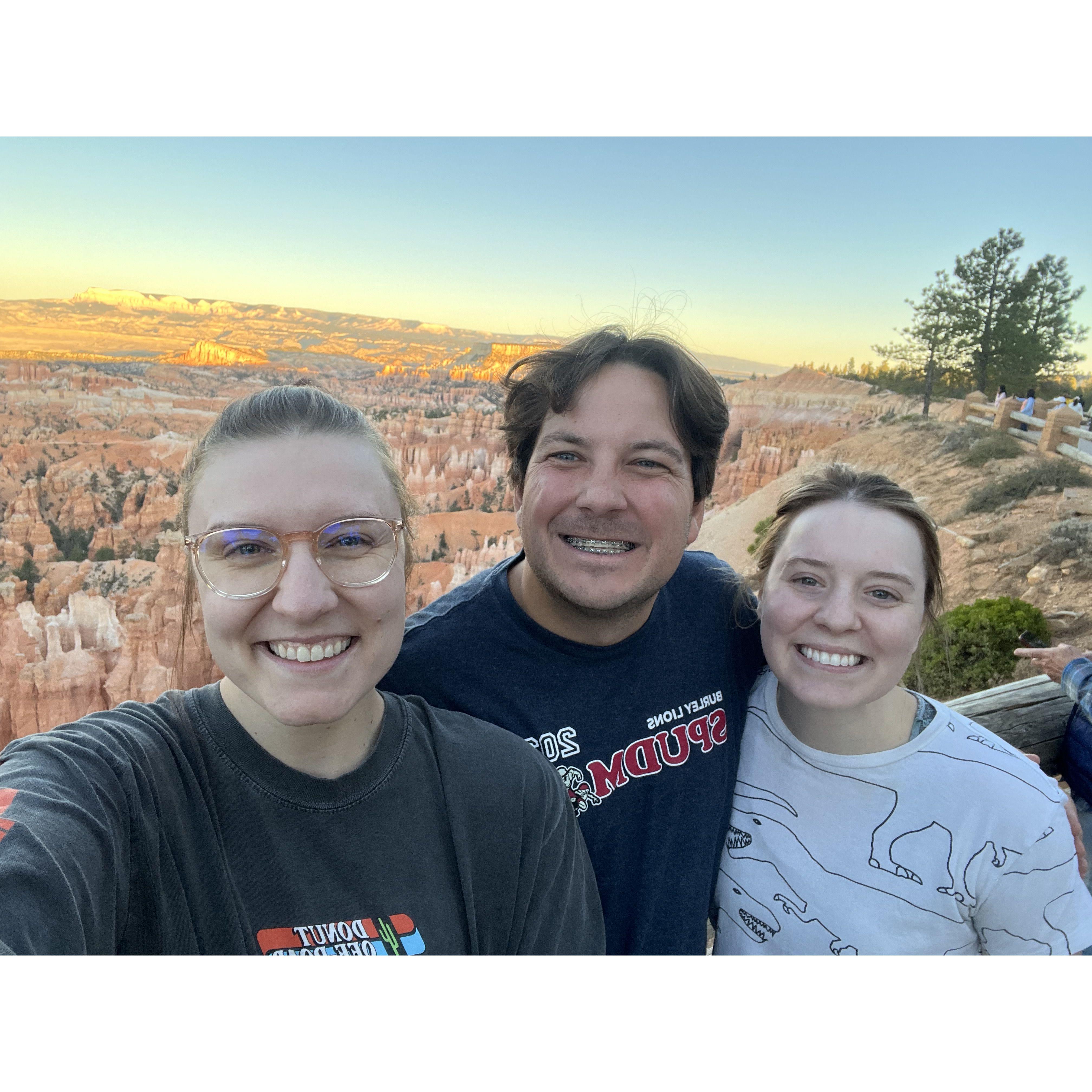 Becca's trip out to Utah.