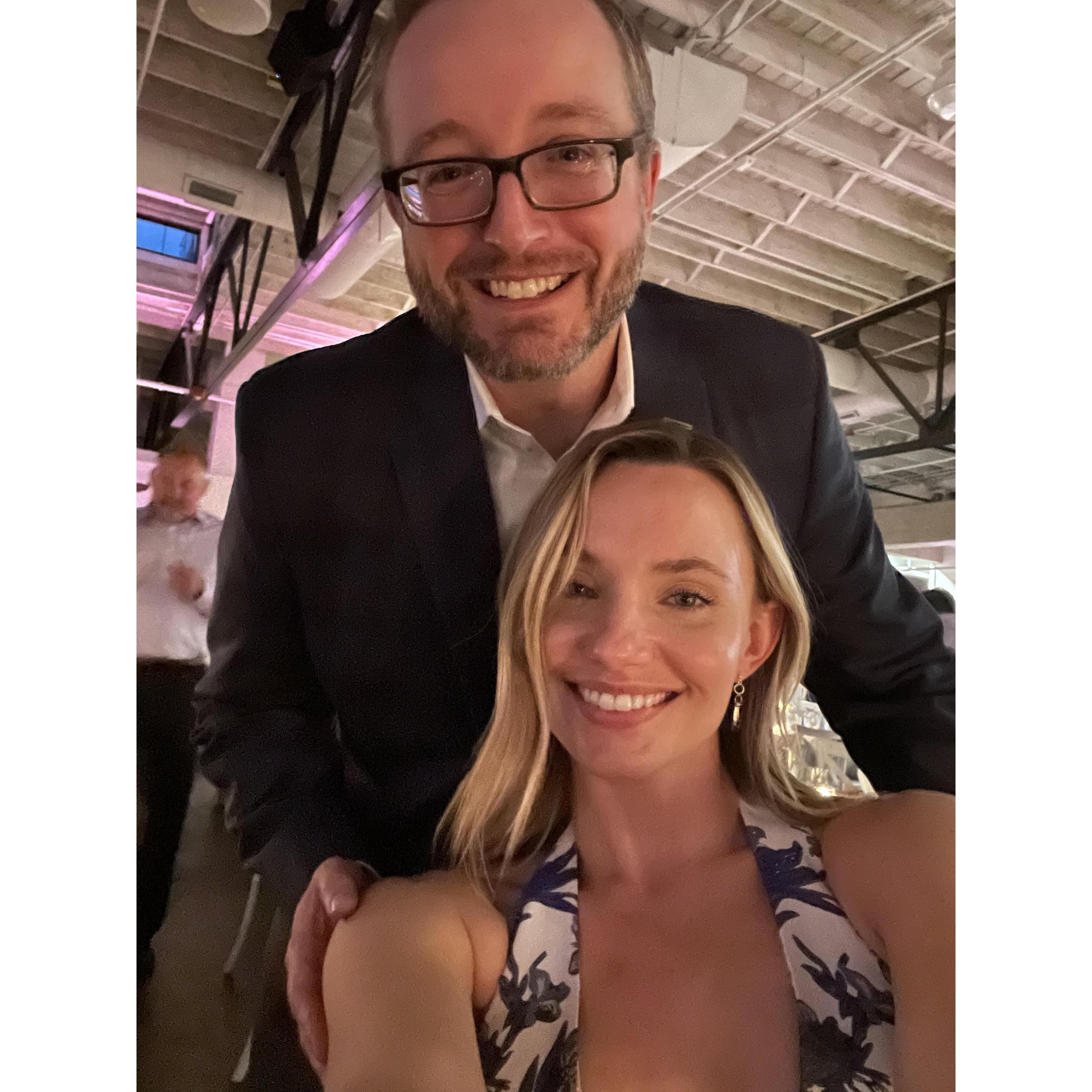At a wedding in Kansas City.