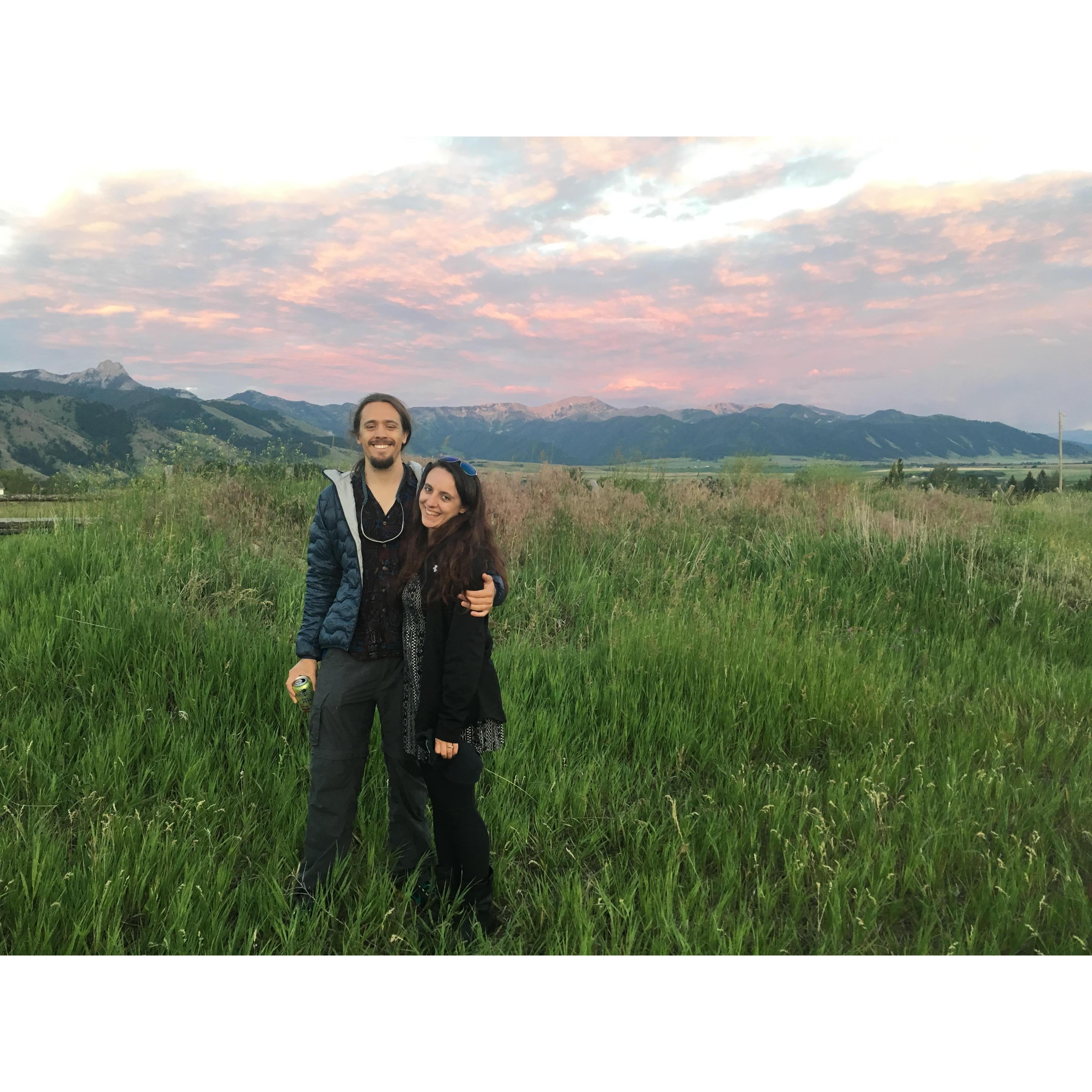 Visiting Ethan's sister, Jessica, in Bozeman, Montana, Summer 2017