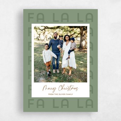 Sage, Green Holiday Card - Clarence