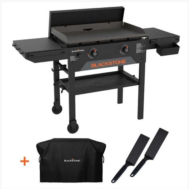 BLACKSTONE 28" GRIDDLE WITH HARD COVER BUNDLE
