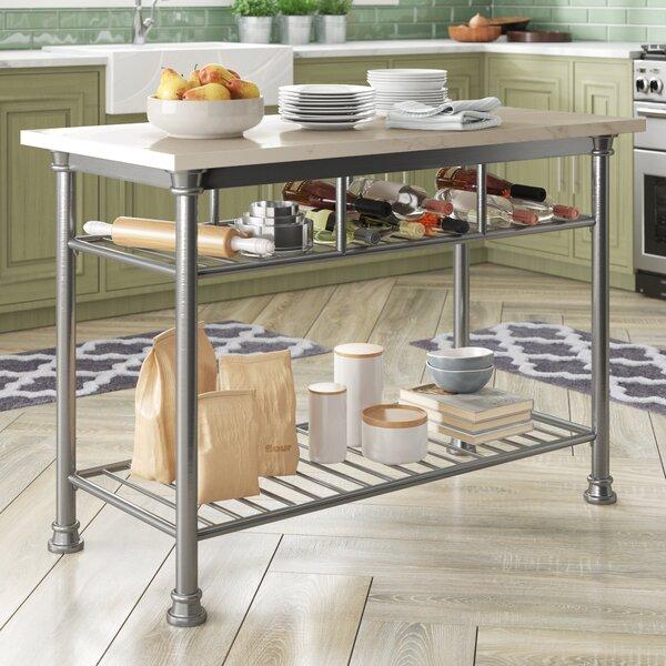 Haleakal Prep Table with Quartz Veneer Top
