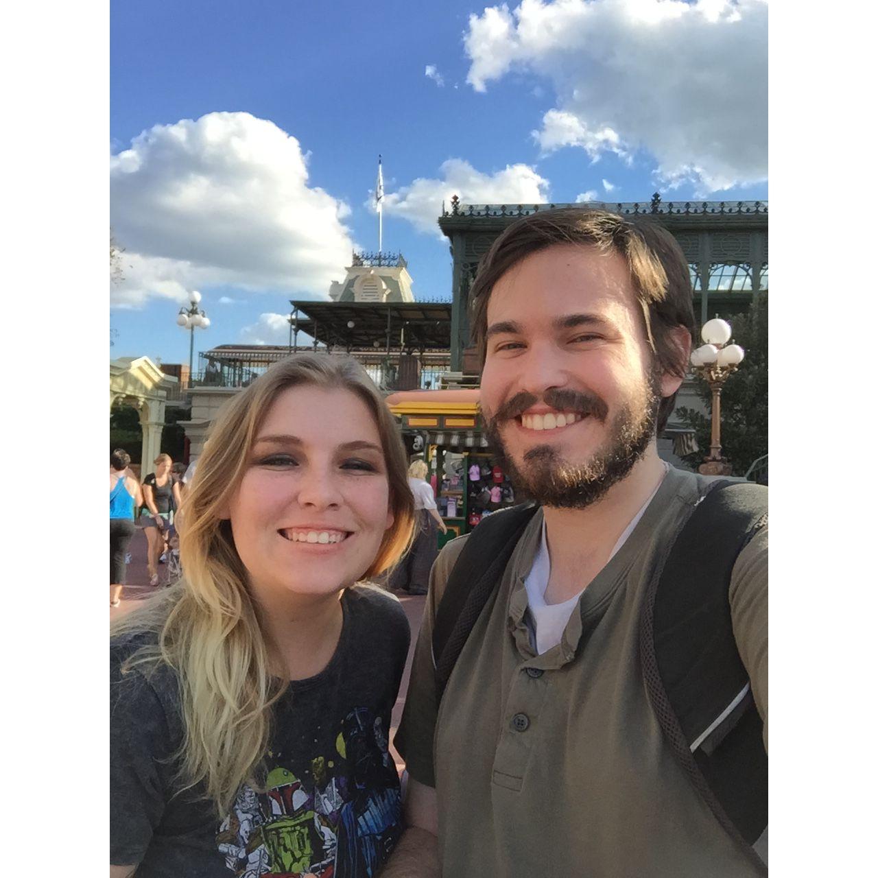 One of our first (of many) Disney trips together.