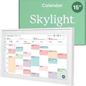 Skylight - Calendar: 15 Inch Touchscreen Smart Calendar - White