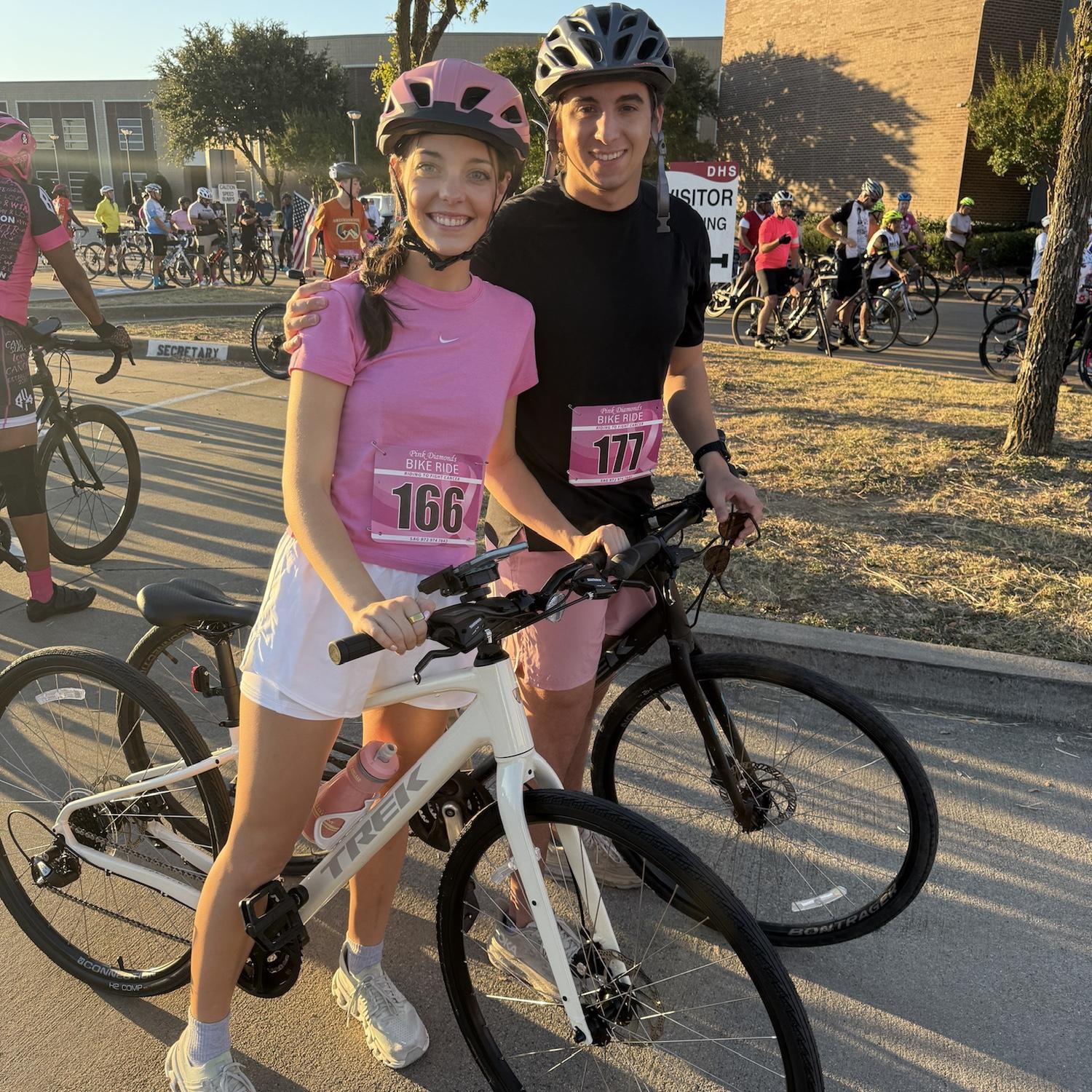 In October 2025, we rode a bikeathon together! It was such a beautiful morning.