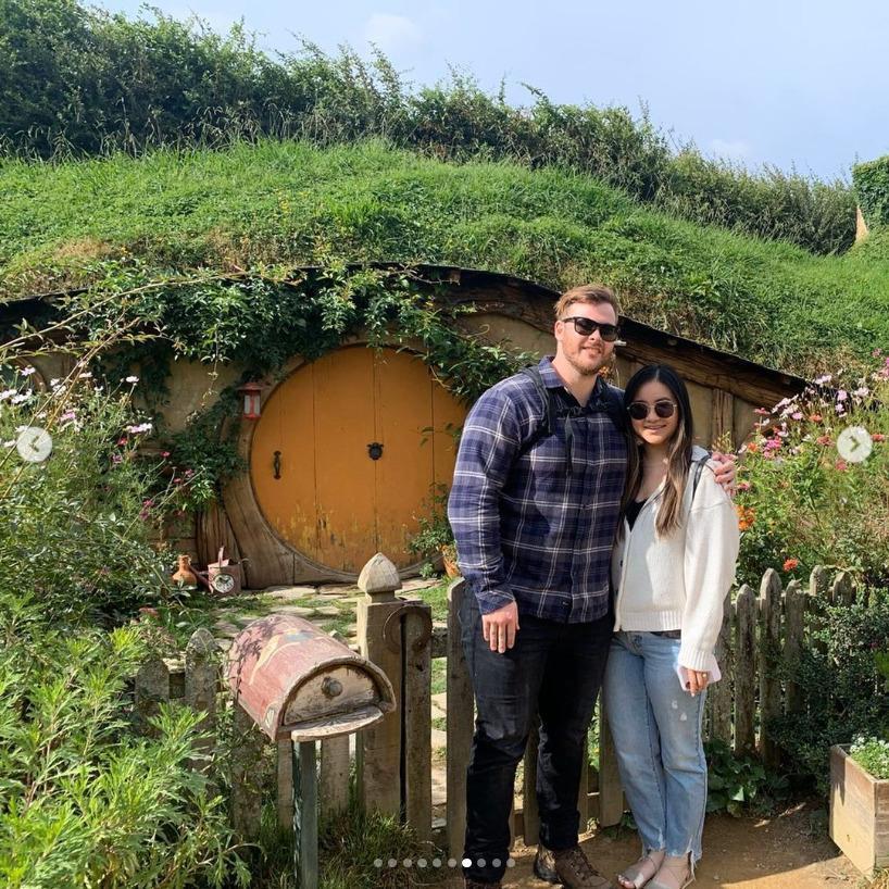 At Hobbiton in New Zealand!