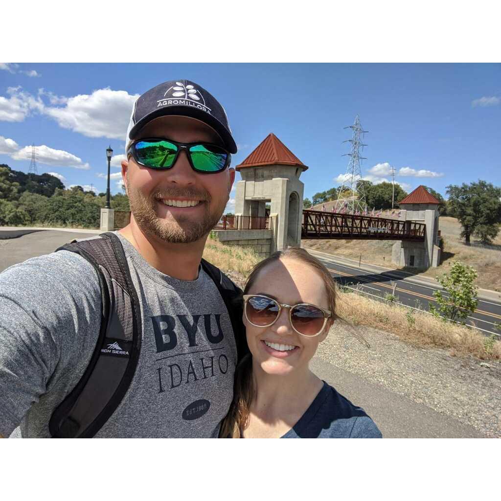 Hiking the Johnny Cash Trail.