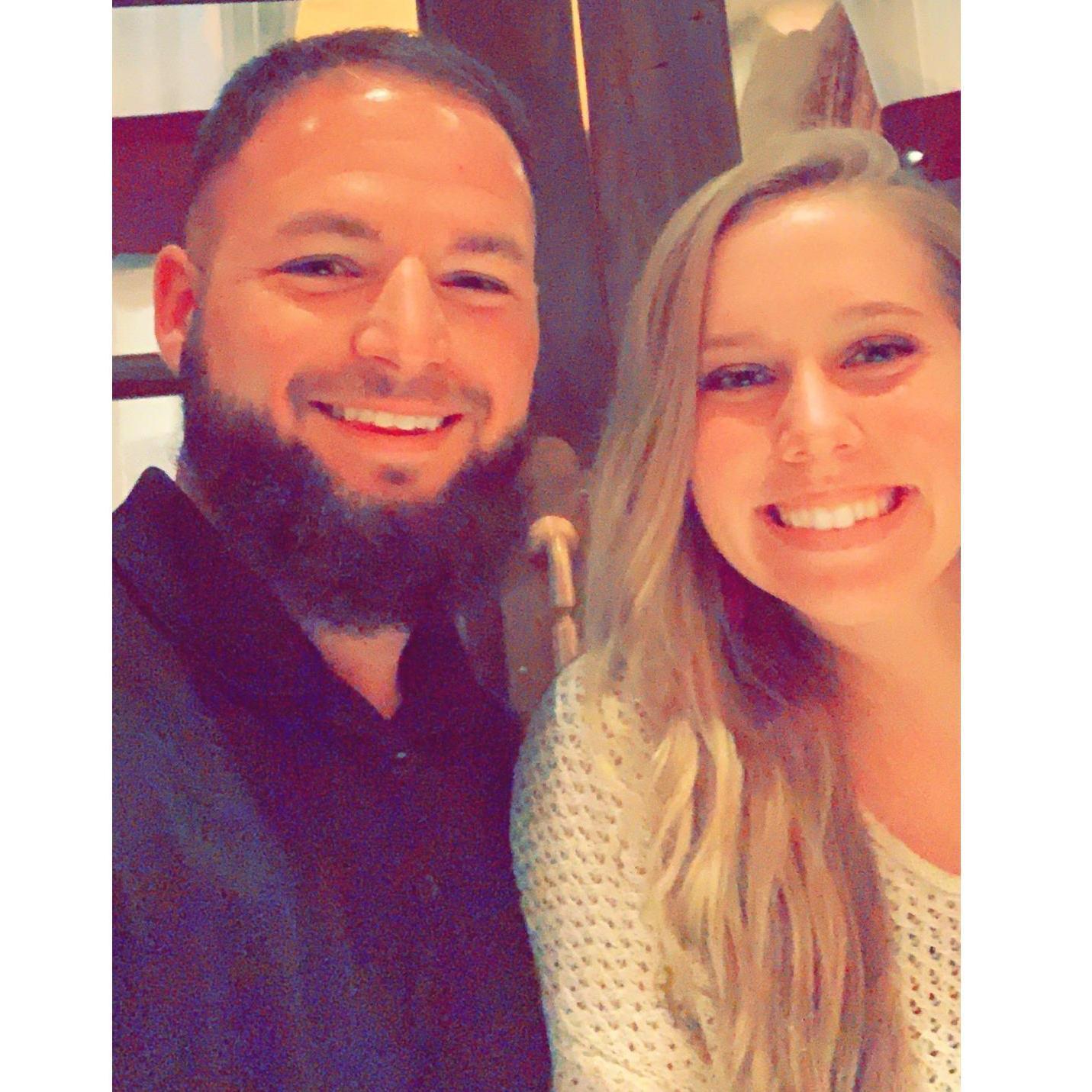 A picture of Devin and Sara as "Just Friends" on a date... A few days later he asked Sara to be his girlfriend! February 2019