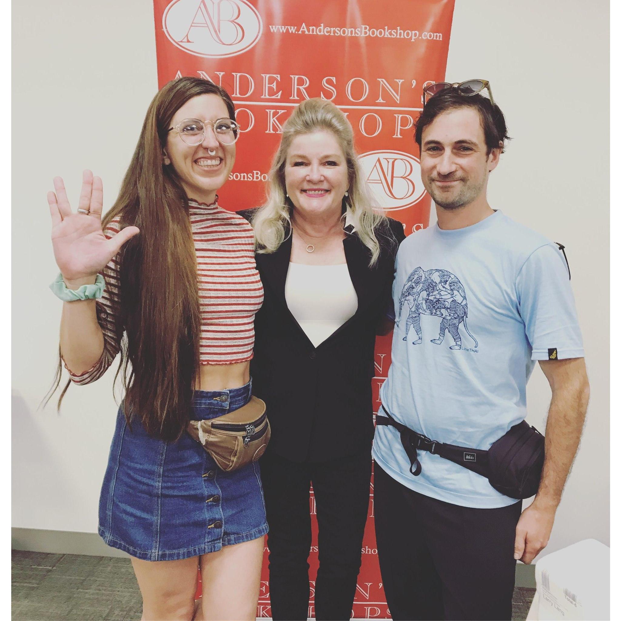 Trekkies meeting Kate Mulgrew/Captain Janeway from Star Trek Voyager in 2019.