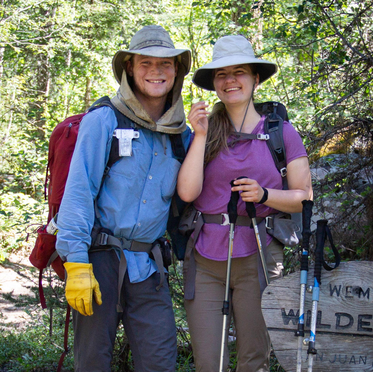 Our first mountain backpacking trip we took together was in the Weimenuche wilderness of southern Colorado