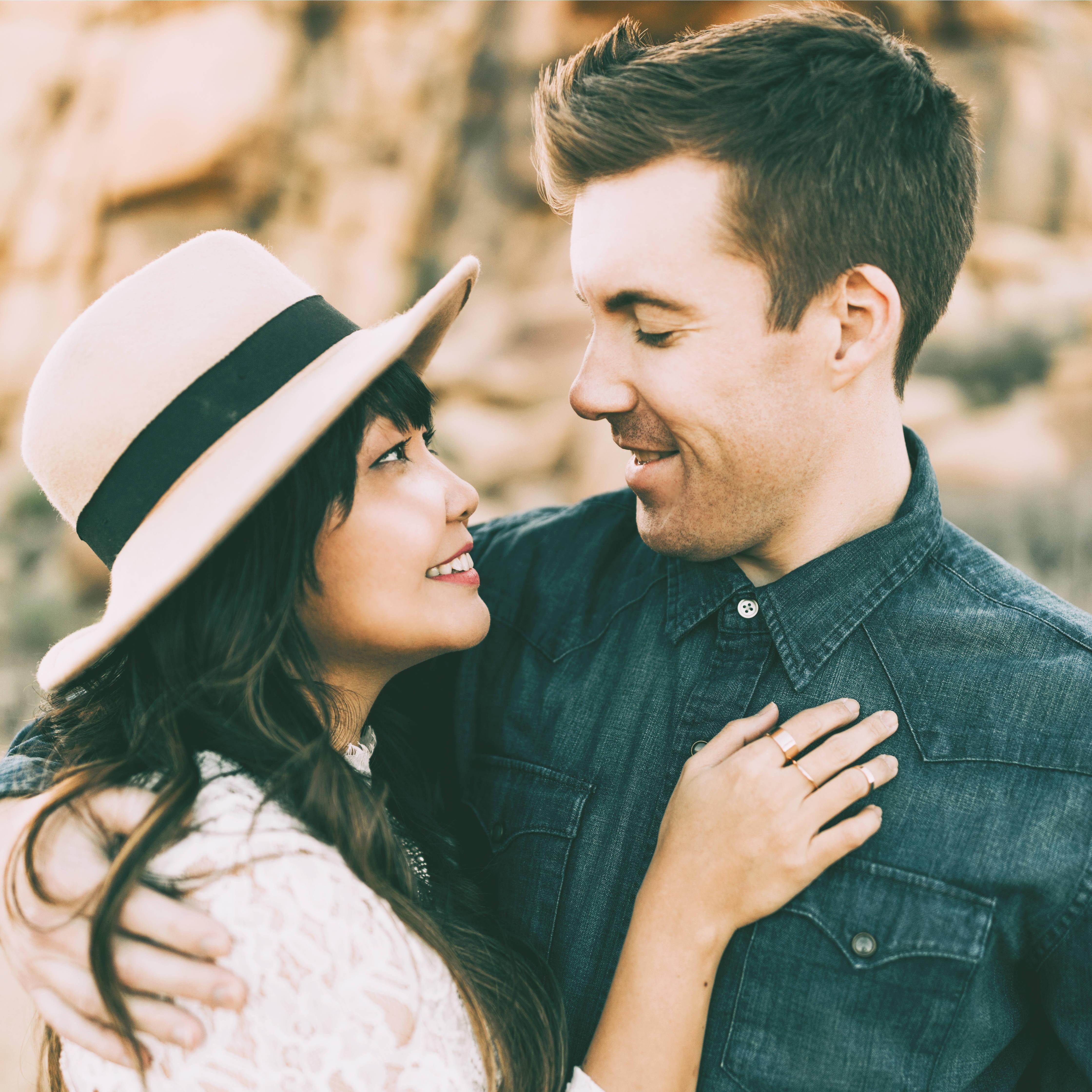 Engagement shoot at Joshua Tree National Park, California