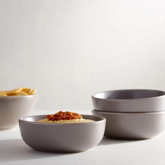 Mason Dip Bowls, S/3- Graphite Gray