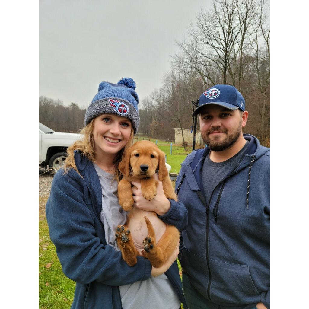 The day we brought home Trulee Scrumptious.