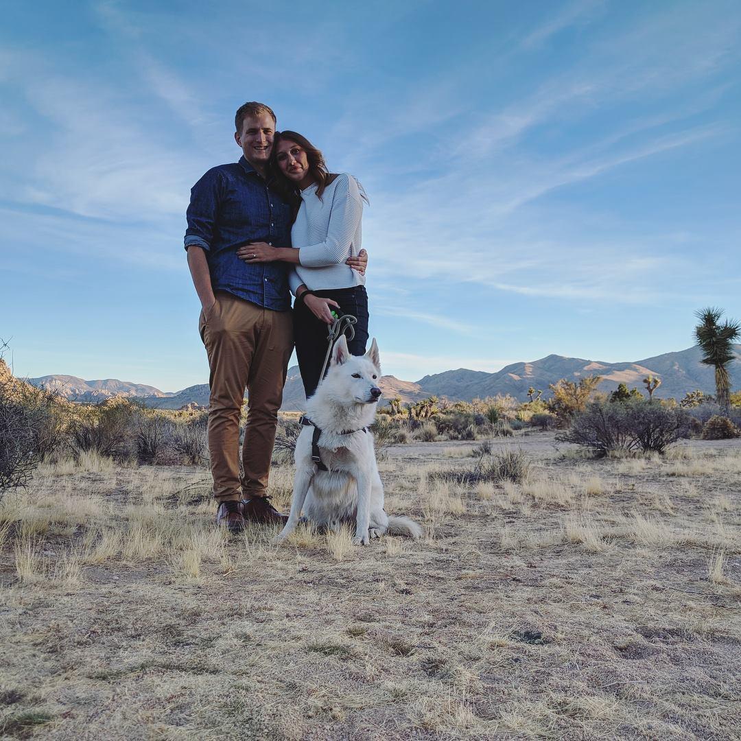 Joshua Tree, where we got engaged.