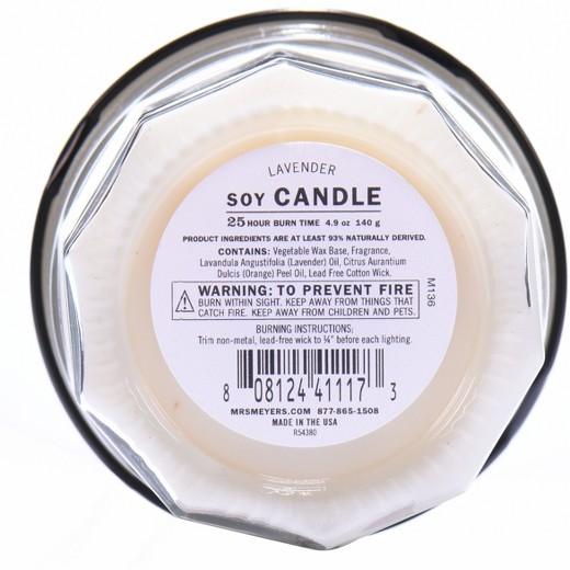 Clean Day Glass Candle Lavender 4.9oz - Mrs. Meyer's®