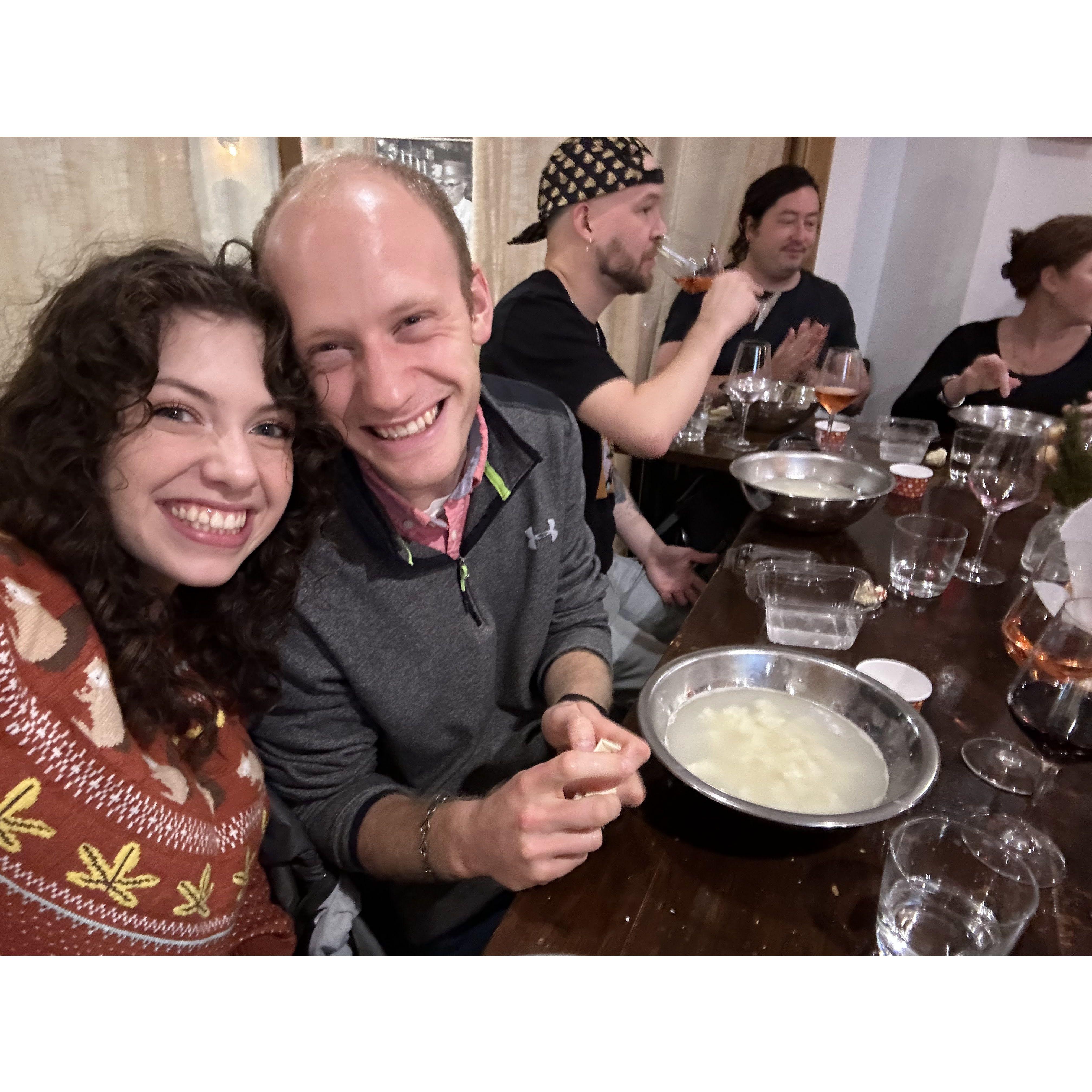 We learned how to make cheese!