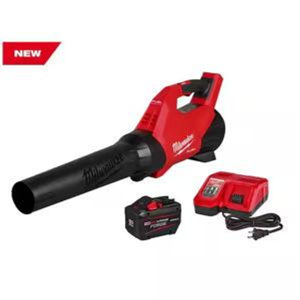 Milwaukee M18 FUEL 120 MPH 500 CFM 18V Brushless Cordless Battery Powered Leaf Blower Kit w/12.0 Ah FORGE Battery & Rapid Charger 3017-21HD