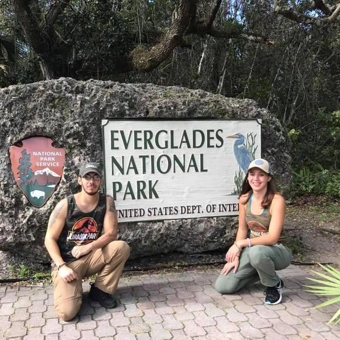 That time we were both Jurassic Park rangers in Everglades National Park.