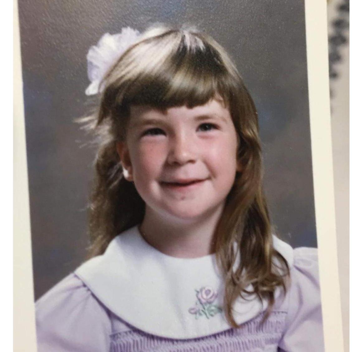 Erin in kindergarten