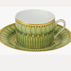 Deshoulieres Arcades Green Collection - Tea Saucer
