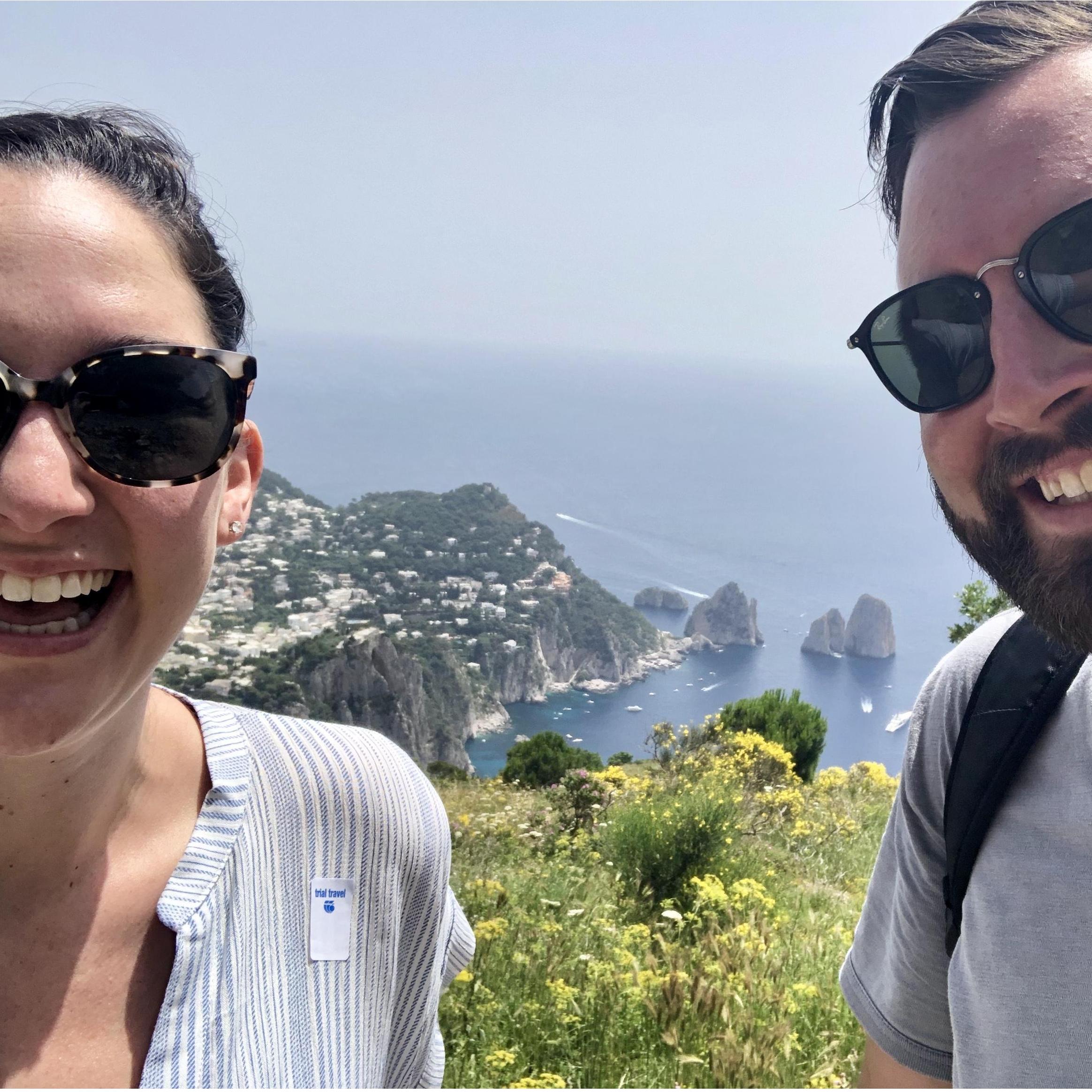 Happy in Capri, June 2019