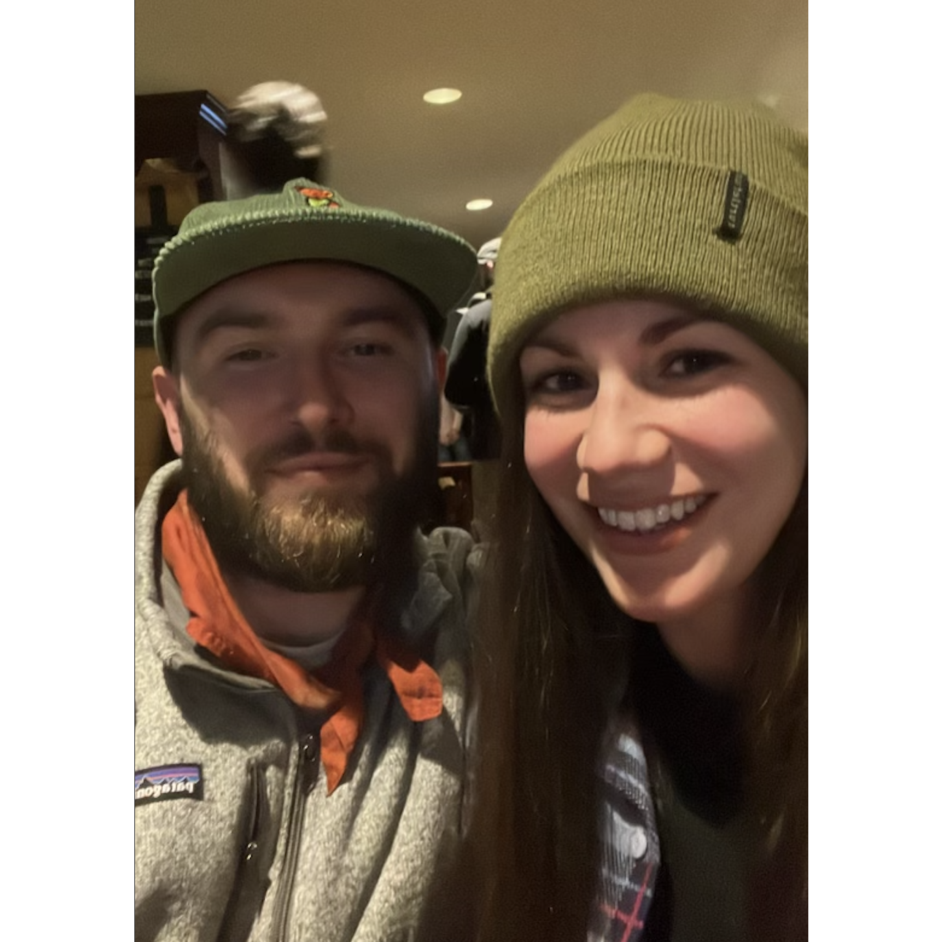 Cozying up after skiing Mt. Snow