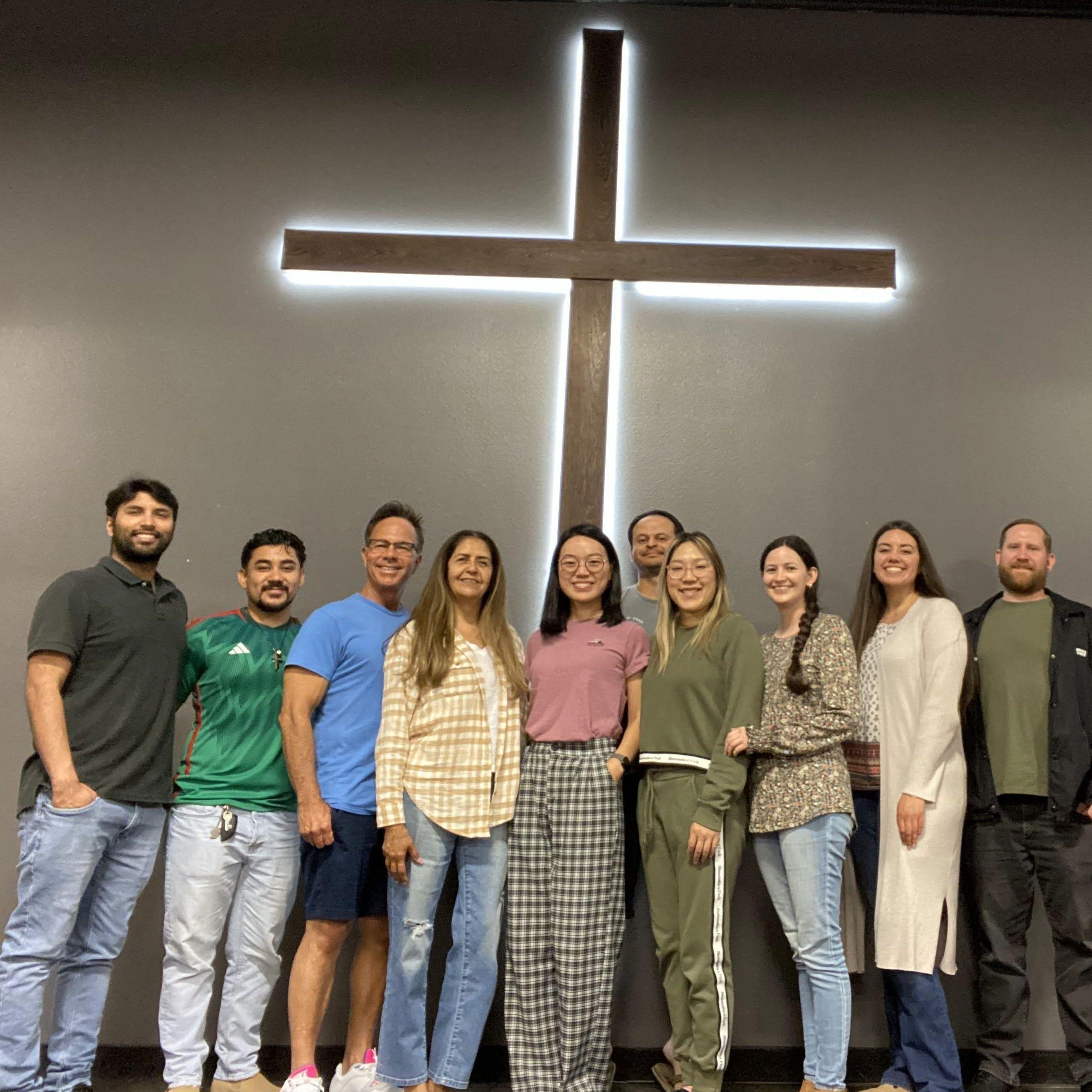 Our young adults group at Transformation Calvary. Can you spot the maids of honor?