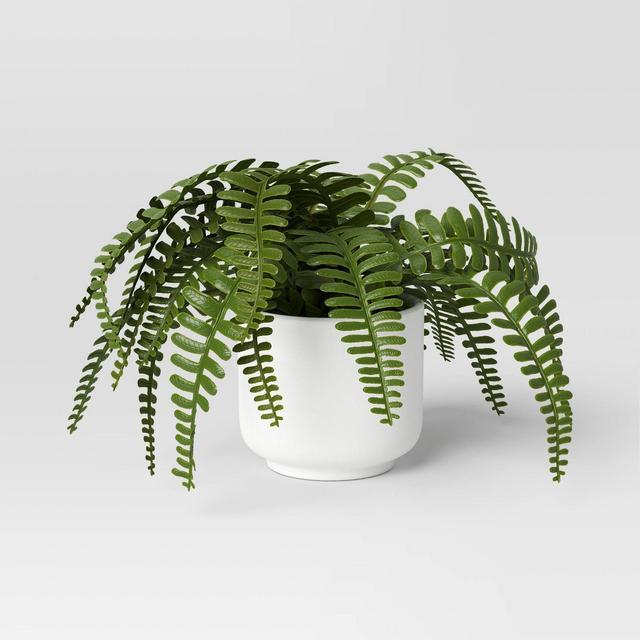 Artificial Fern Plant Light Green - Threshold™