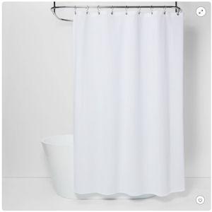 Waffle Weave White Shower Curtain - Threshold™