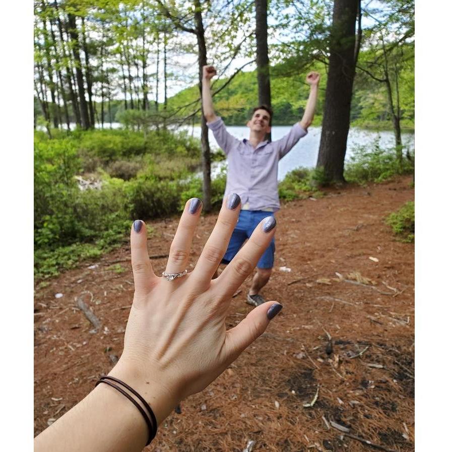 She said yes!