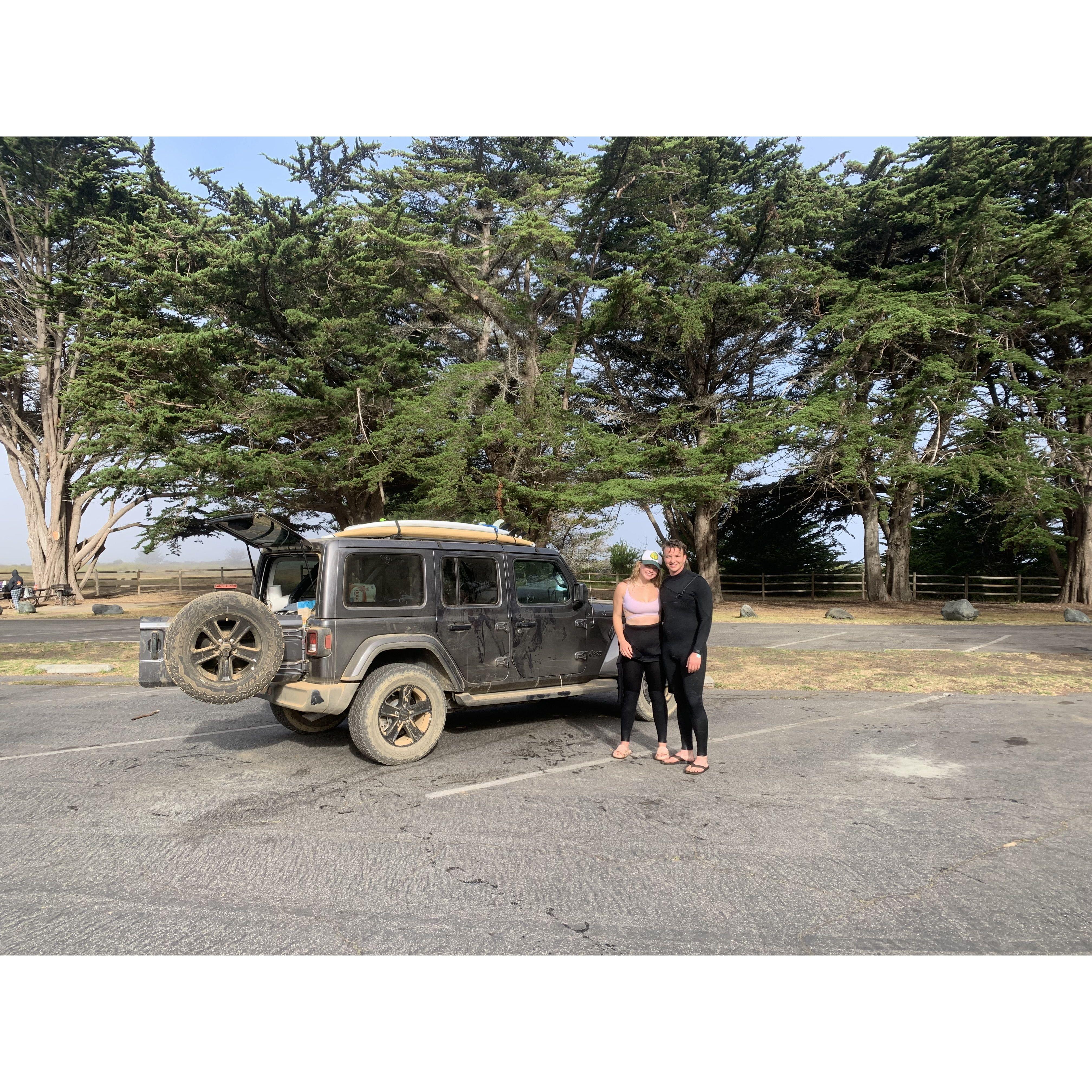 First date: Big Sur Boys Surf Trip