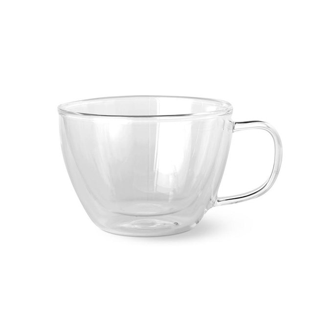 Double-Wall Glass Latte Mug, Each