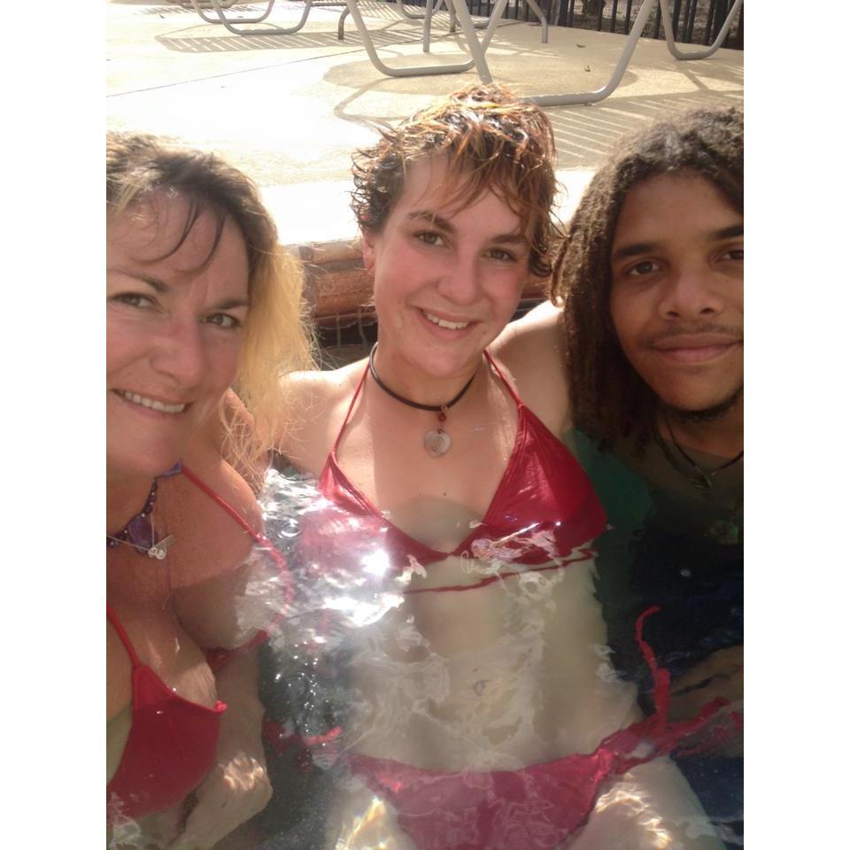 Mom dropping us off in Arizona