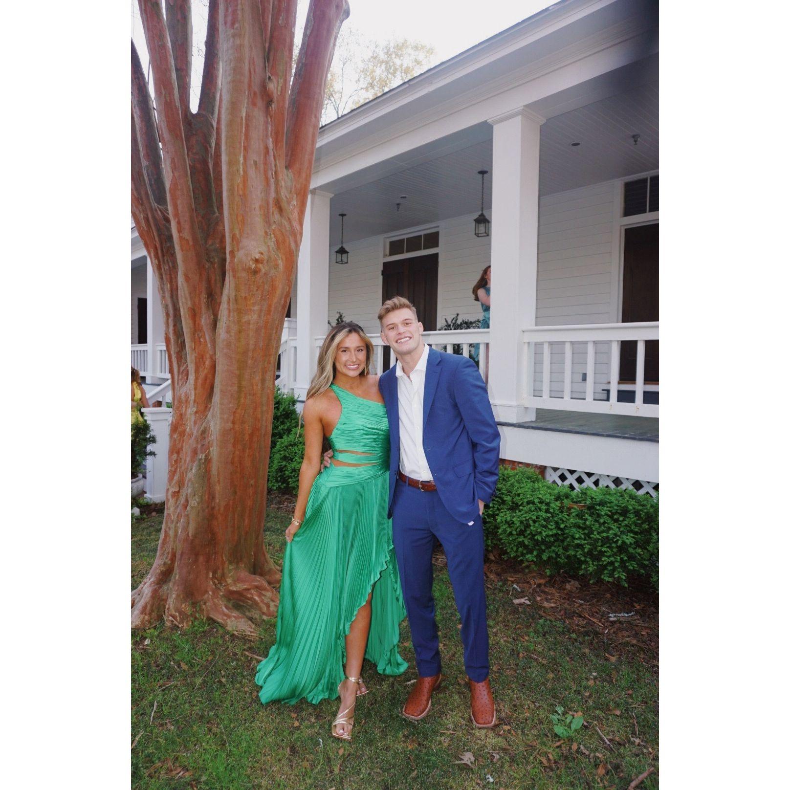 James' first sorority formal