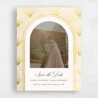 Beige Wedding Save the Date - Hayden Photo Foil
