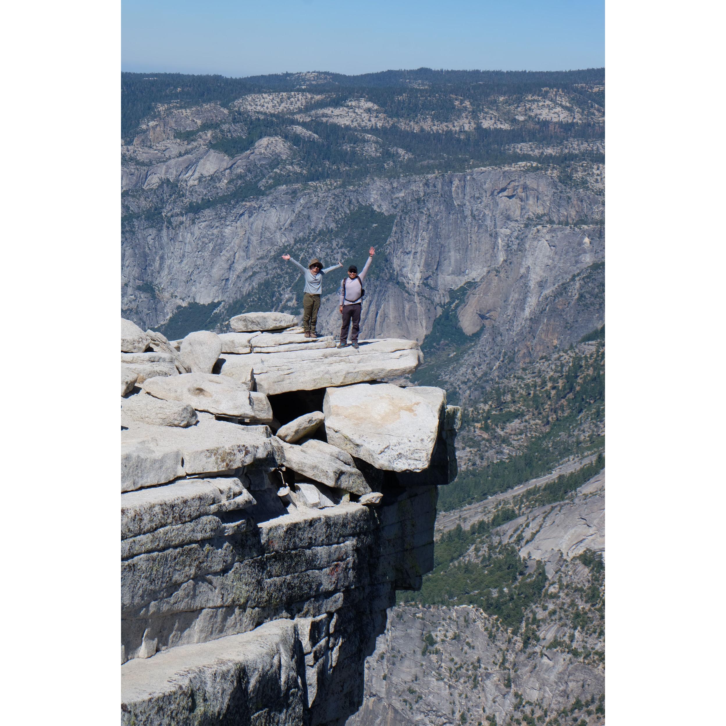 On top of Half Dome:)