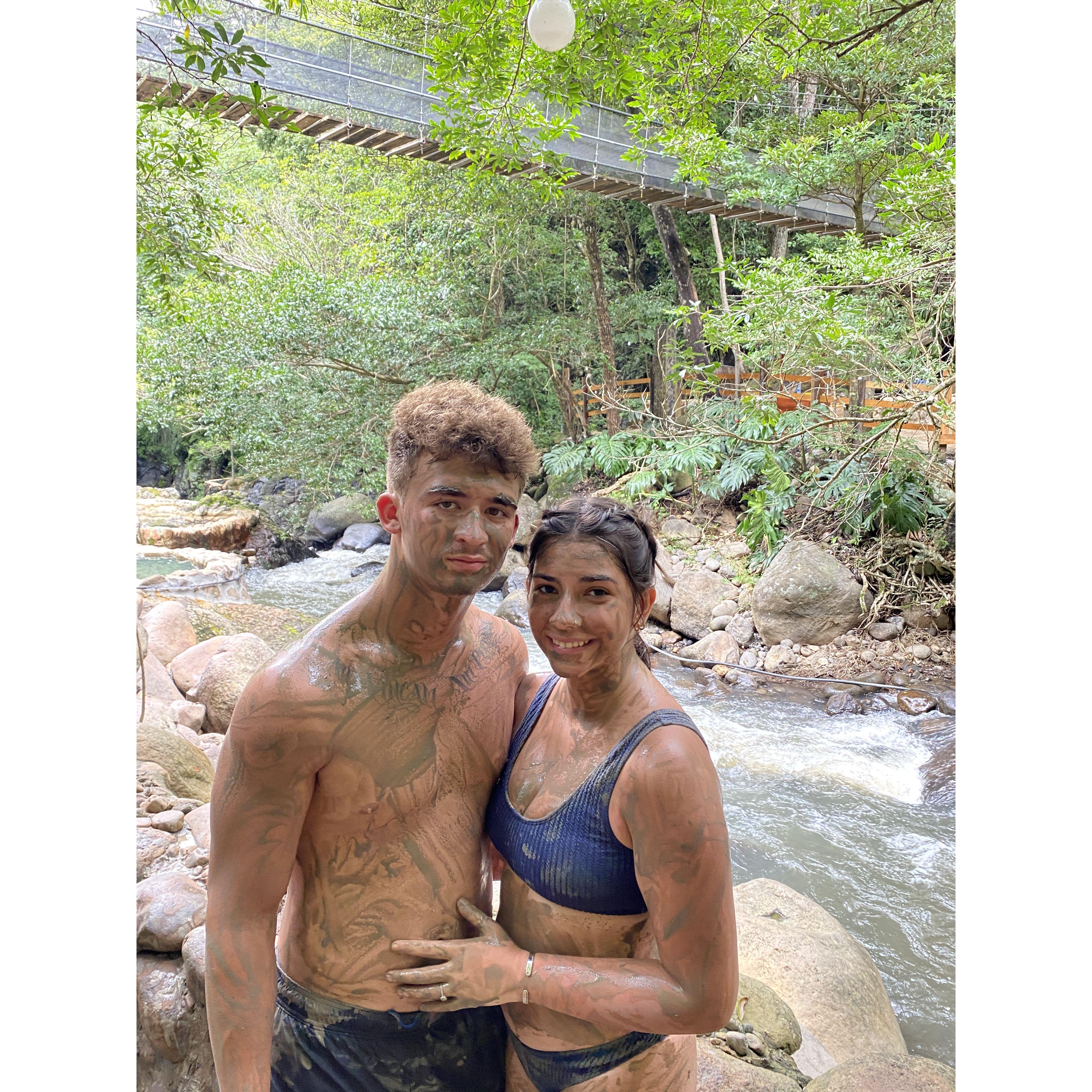 mud baths in Costa Rica ☀️