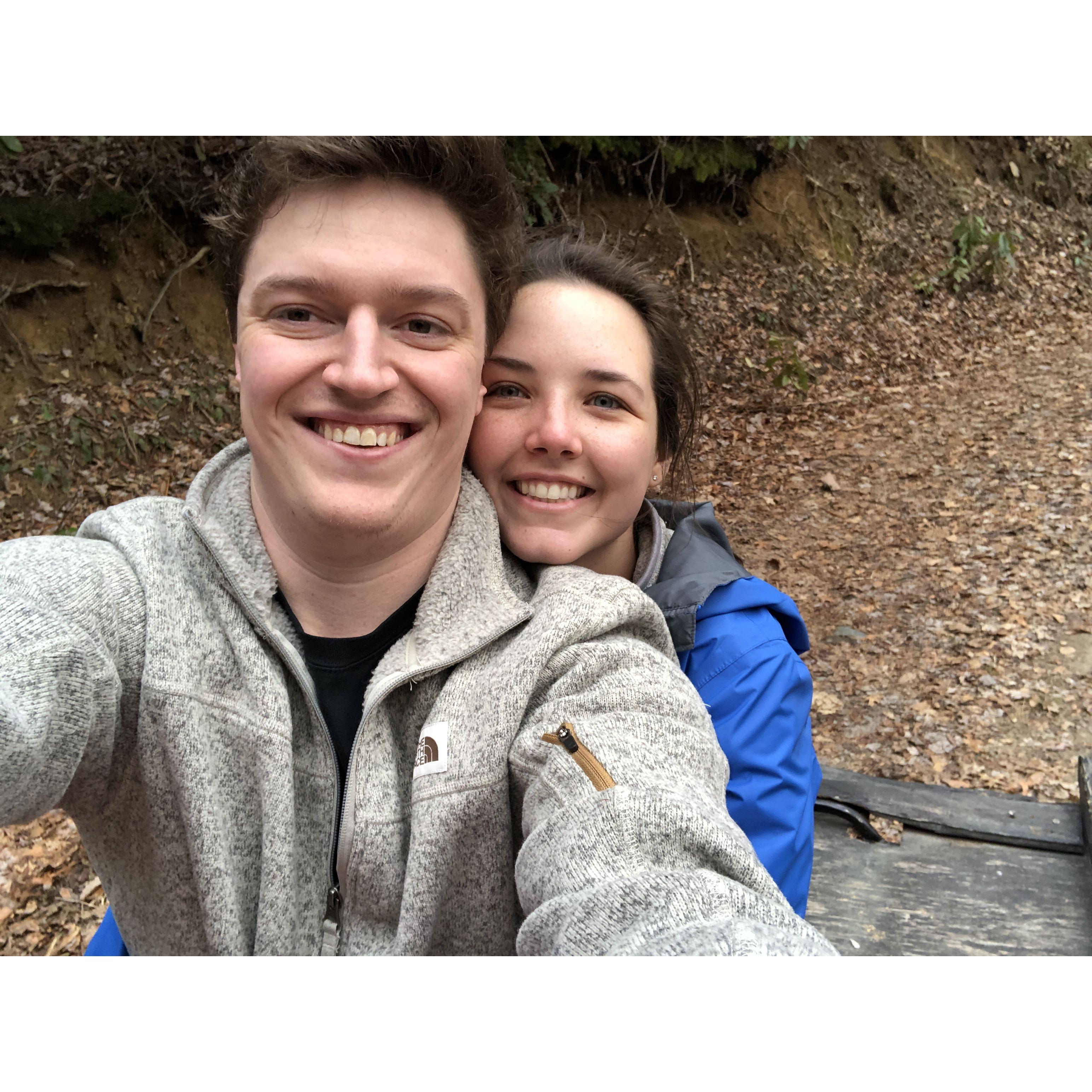 First weekend away at Joe's family house on Lake Nantahala (2020)