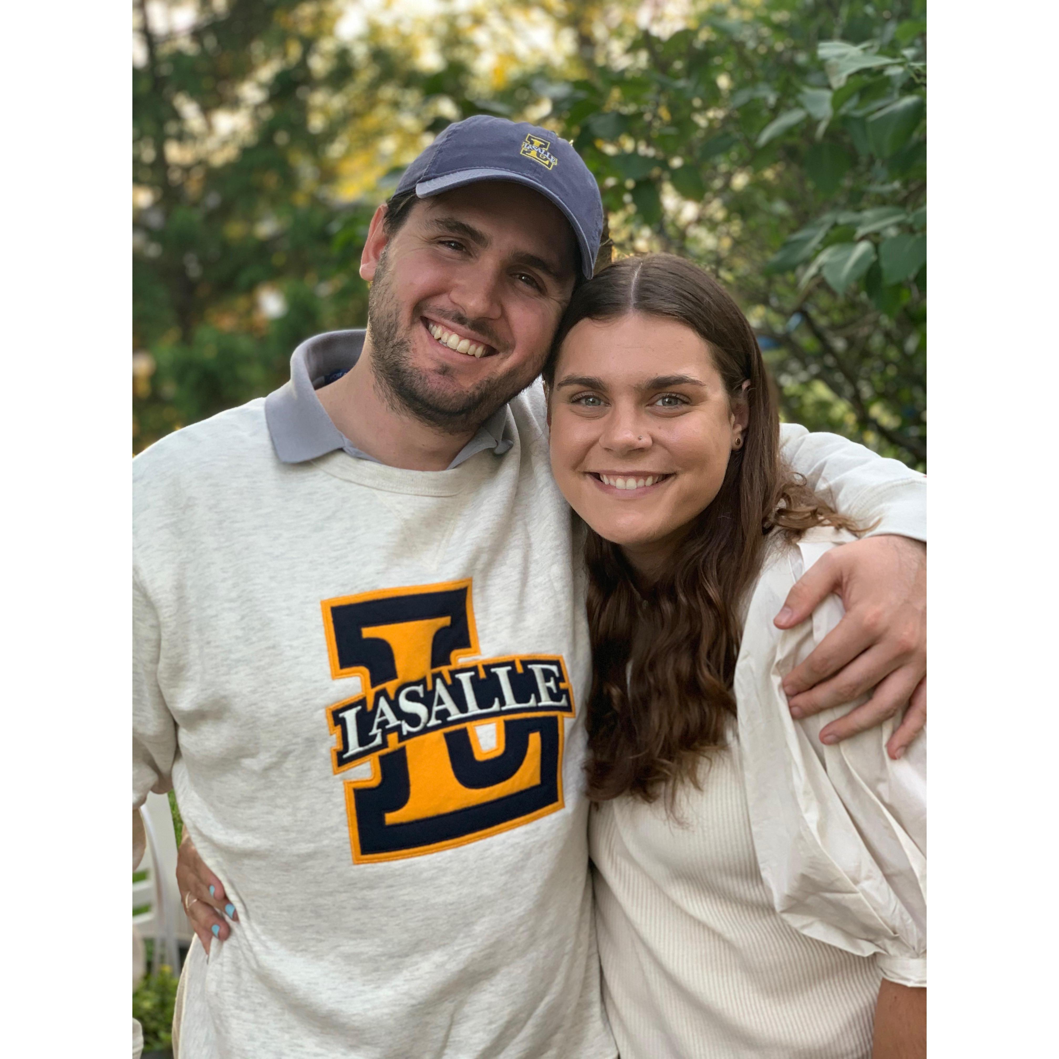 Cordes' first birthday with Caroline in June 2020.